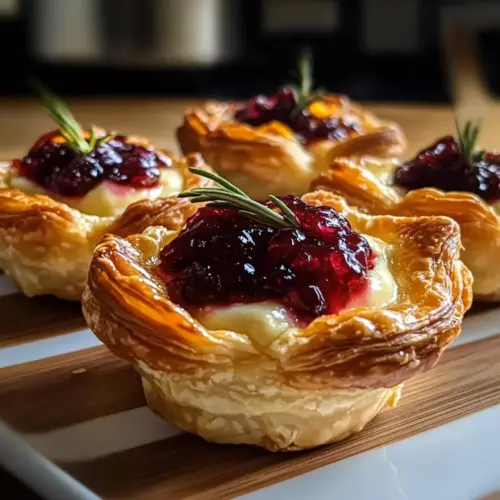 15-Minute Cranberry Brie Bites