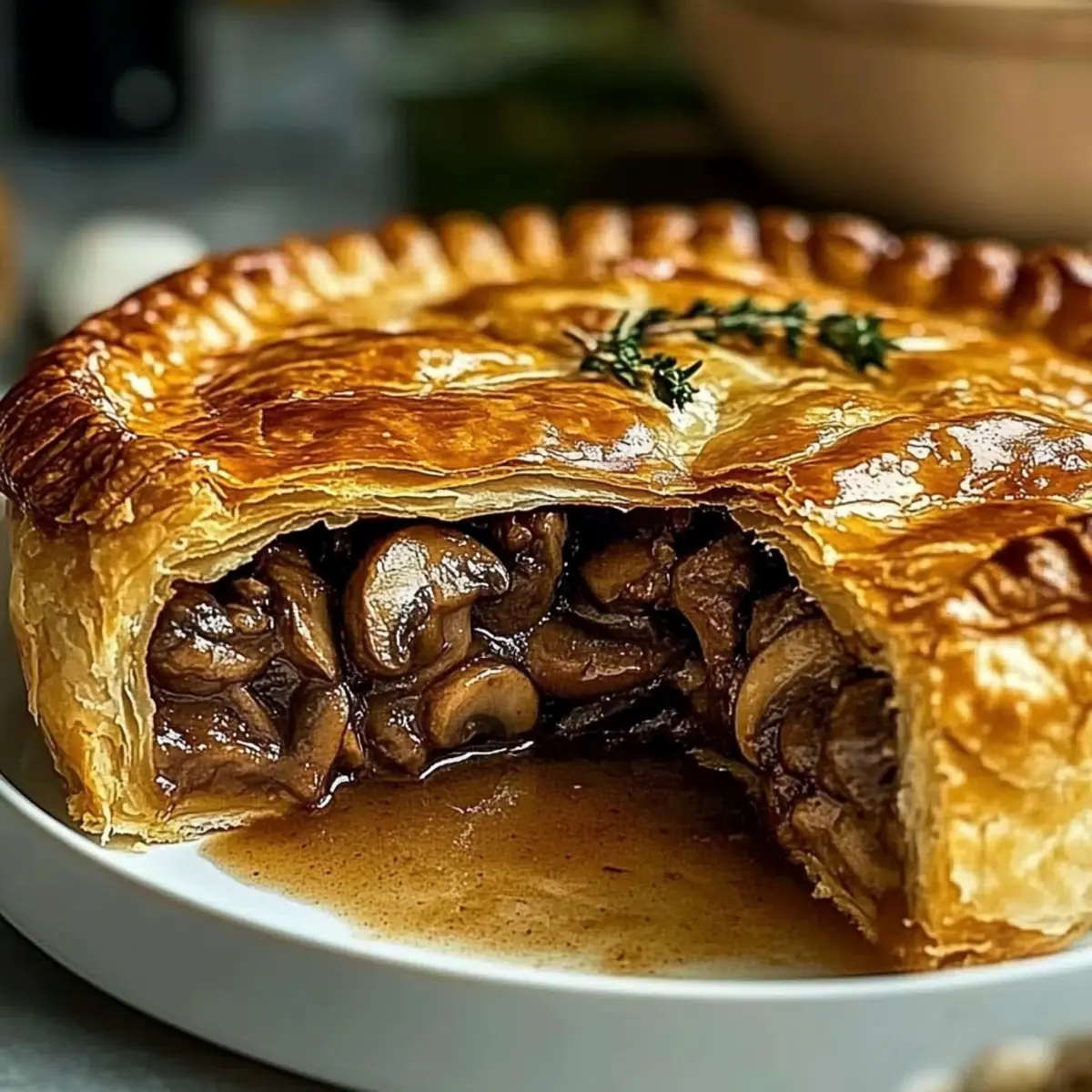 Beef and Mushroom Pie