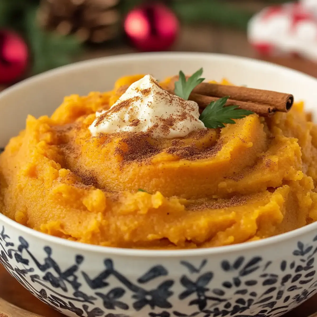 Brown Butter Mashed Sweet Potatoes (Festive Side)