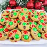 Christmas M&M Mini Cookies