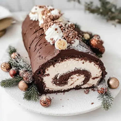 Christmas Yule Log Cake Recipe