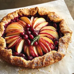 Cranberry Apple Galette
