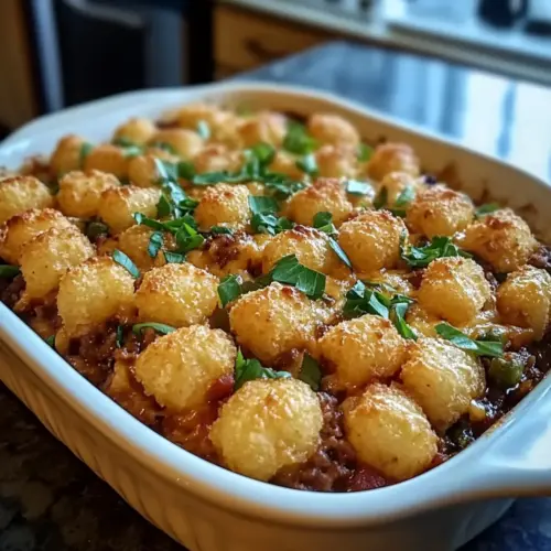 Dairy Free Tater Tot Casserole (Gluten Free)