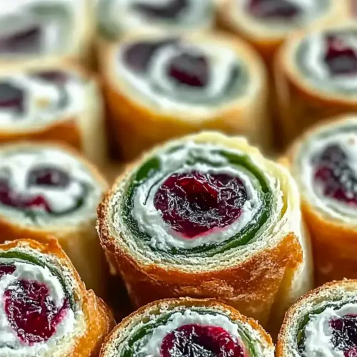 Delicious Christmas Cranberry Pinwheels