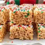 Gingerbread Rice Krispie Treats