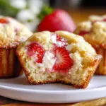 Healthy Strawberry Cream Cheese Muffins
