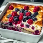 High Protein Triple Berry Bake for Energized Mornings