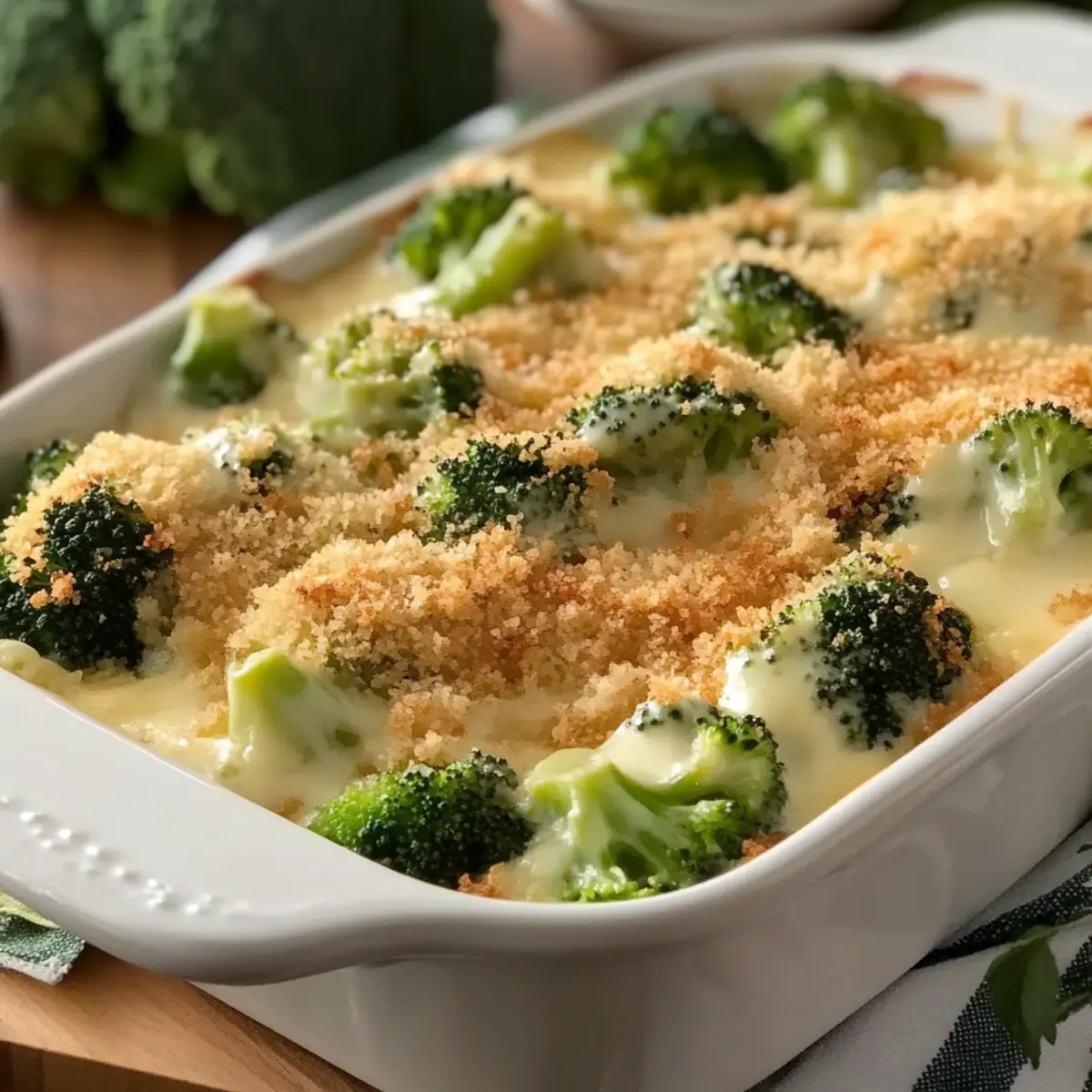 Holiday Broccoli & Cheese Bake