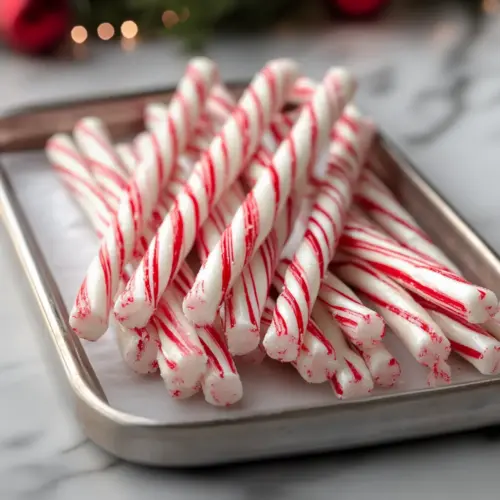 Homemade Christmas Peppermint Sticks
