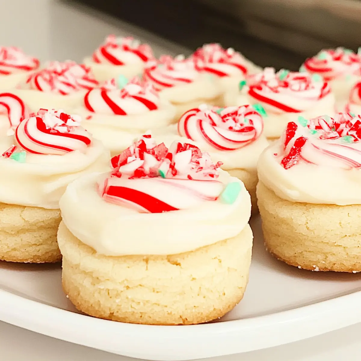 Peppermint Sugar Cookie Bites