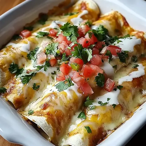 Sour Cream Chicken Enchiladas
