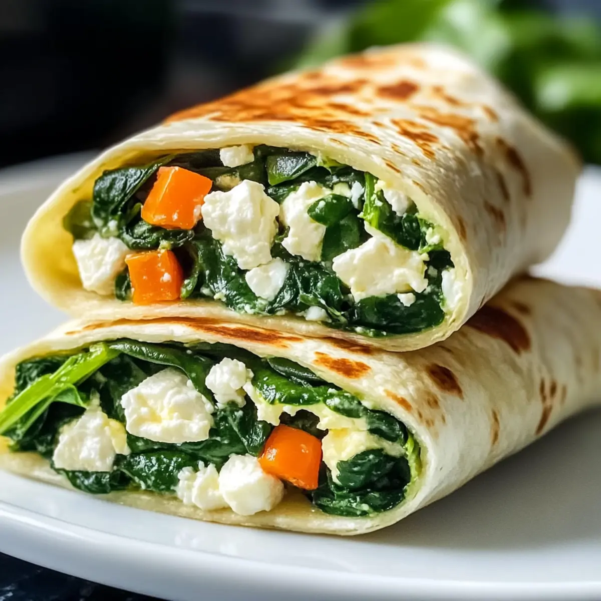 Starbucks Copycat Spinach Feta Wrap