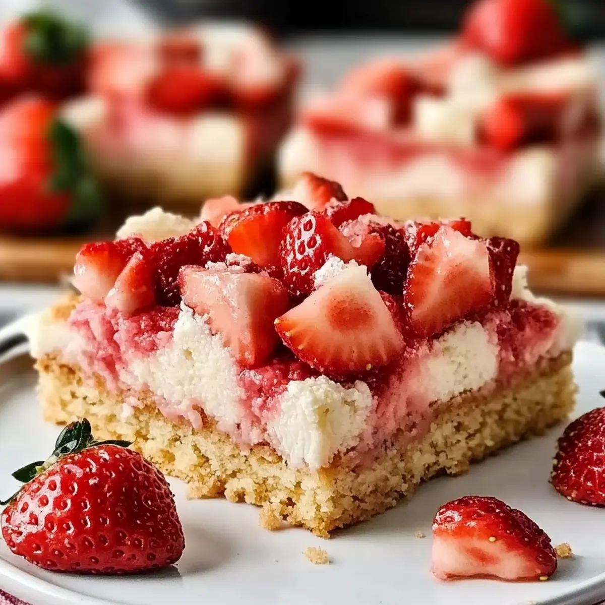 Strawberry Shortcake Bars