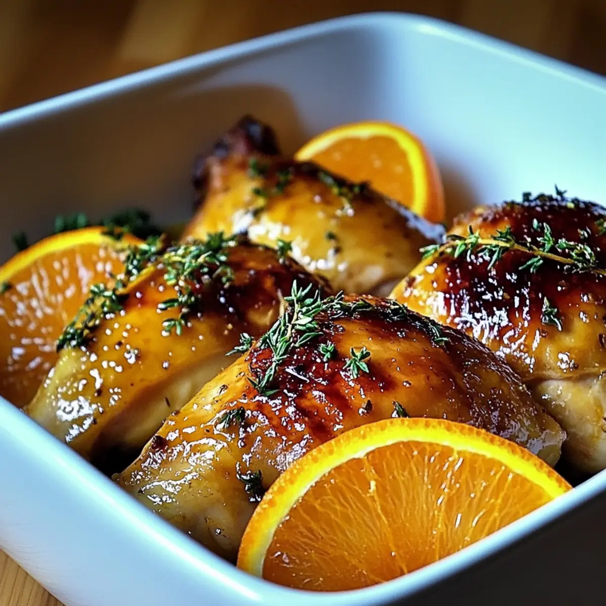 Sweet and Savory Roasted Orange Chicken