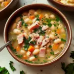 Warm Up with Hearty White Bean and Ham Soup Delight