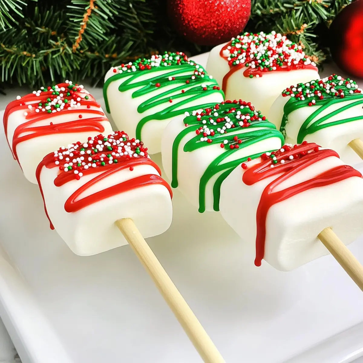 White Chocolate Marshmallow Pops