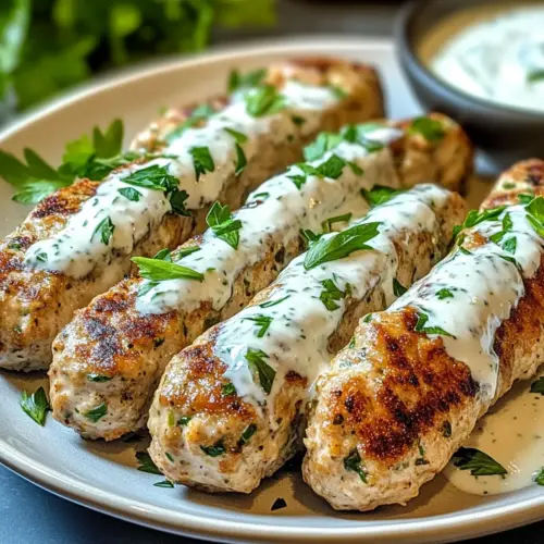 Chicken Kofta with Garlic Yogurt Sauce Recipe: A Must-Try!