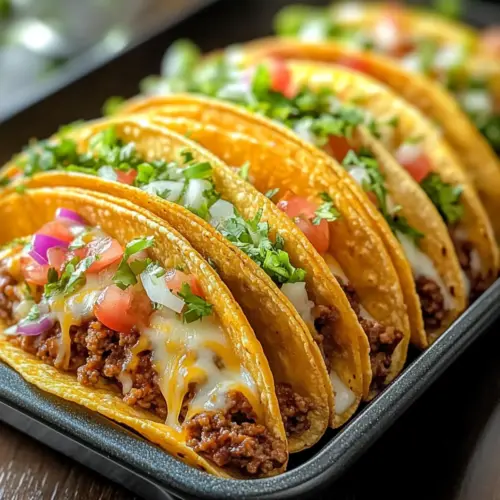Oven-Baked Cheesy Tacos (Crispy & Loaded) You’ll Love
