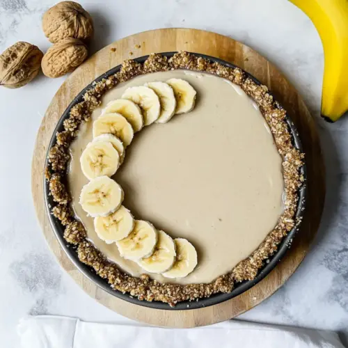 Raw Vegan Banana Cream Pie