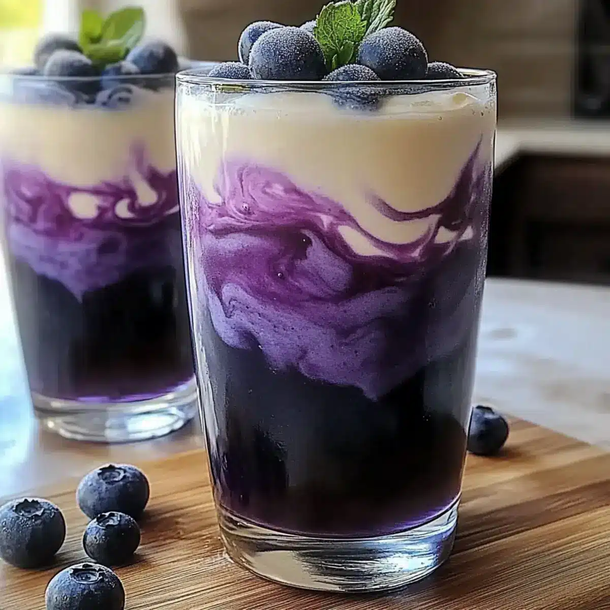 Refreshing Sugar Free Blueberry Italian Cream Soda Recipe