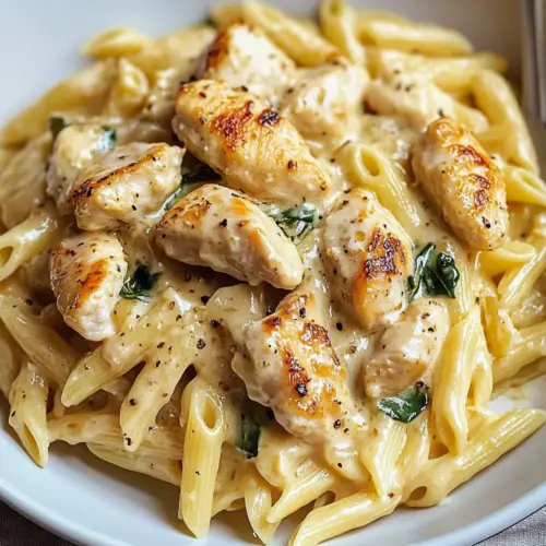 Garlic Parmesan Chicken Pasta