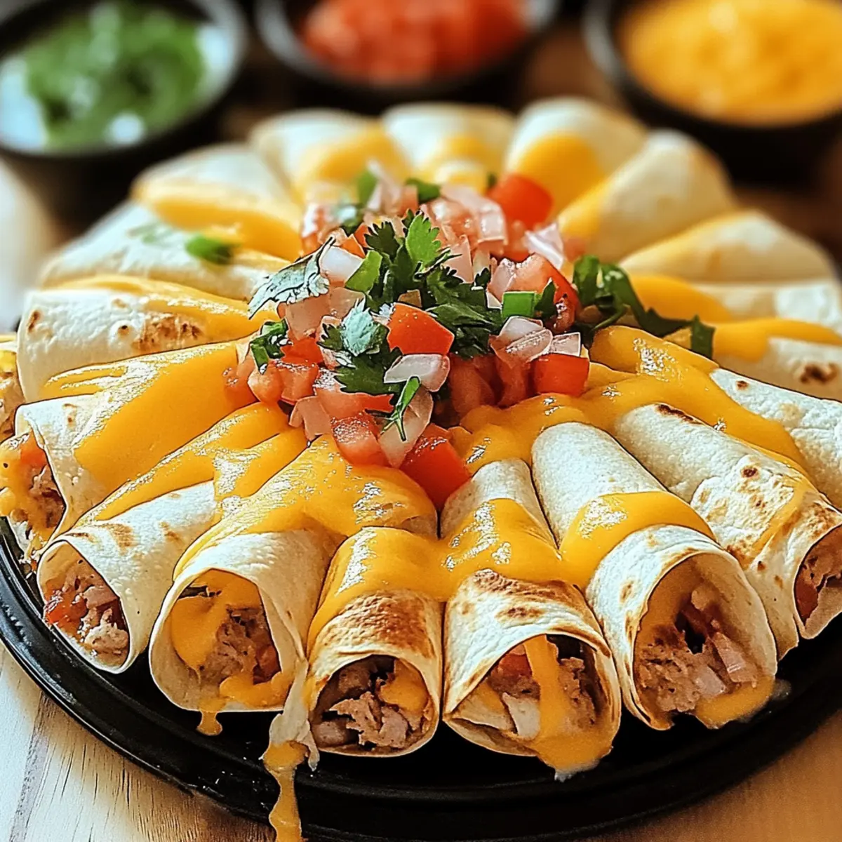 Blooming Quesadilla Ring