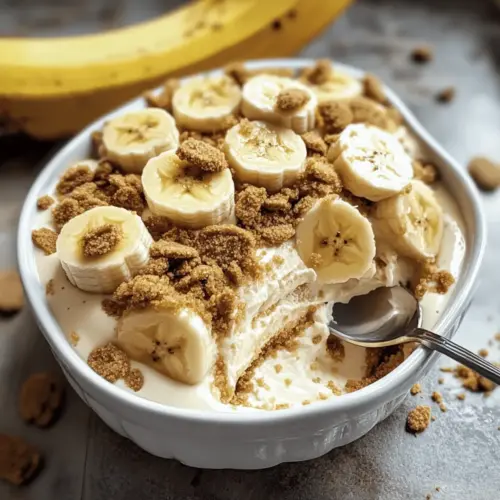 Biscoff Banana Pudding