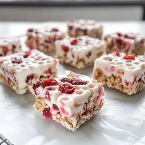 Berries and Cream Cereal Bars