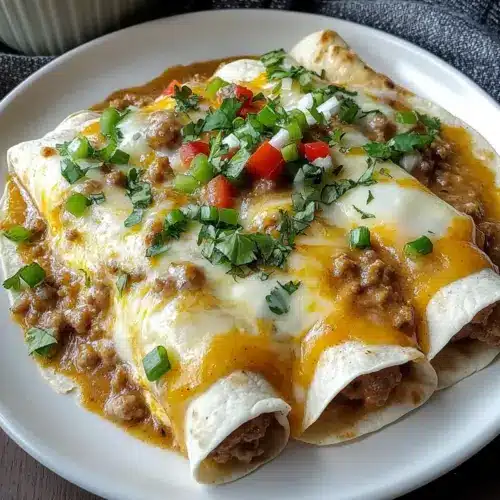 Breakfast Enchiladas with Sausage Gravy