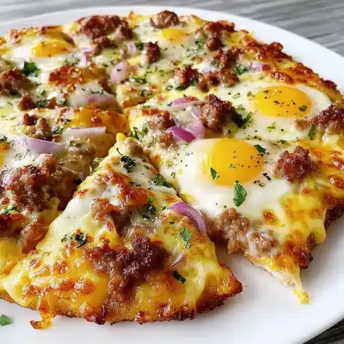 Cheese Crust Breakfast Pizza