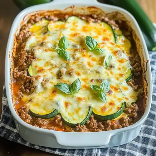Ground Beef Zucchini Casserole
