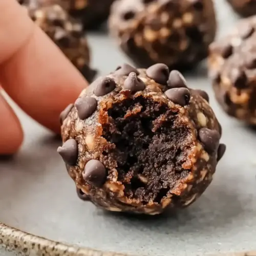 No-Bake Brownie Protein Balls