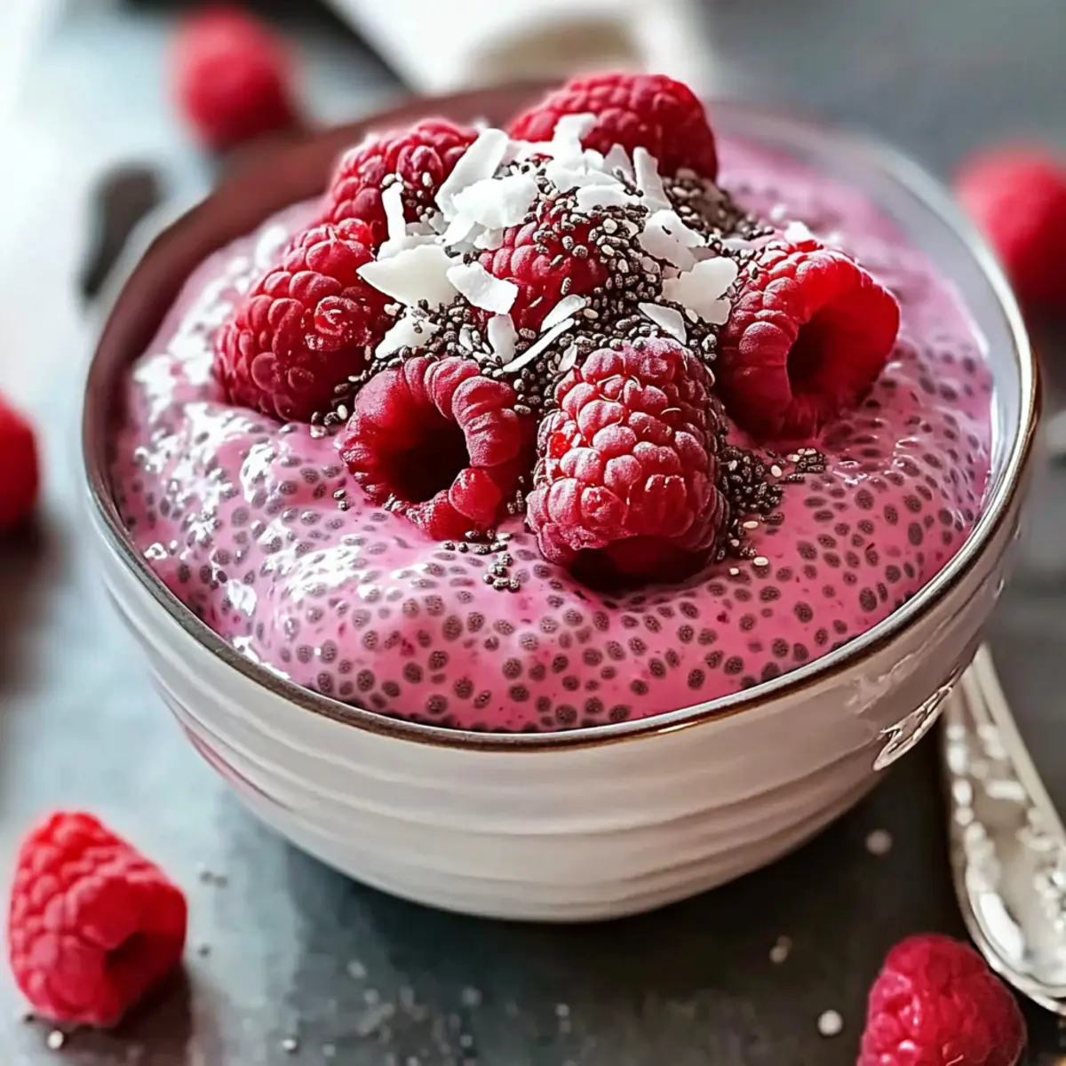 Raspberry Chia Pudding