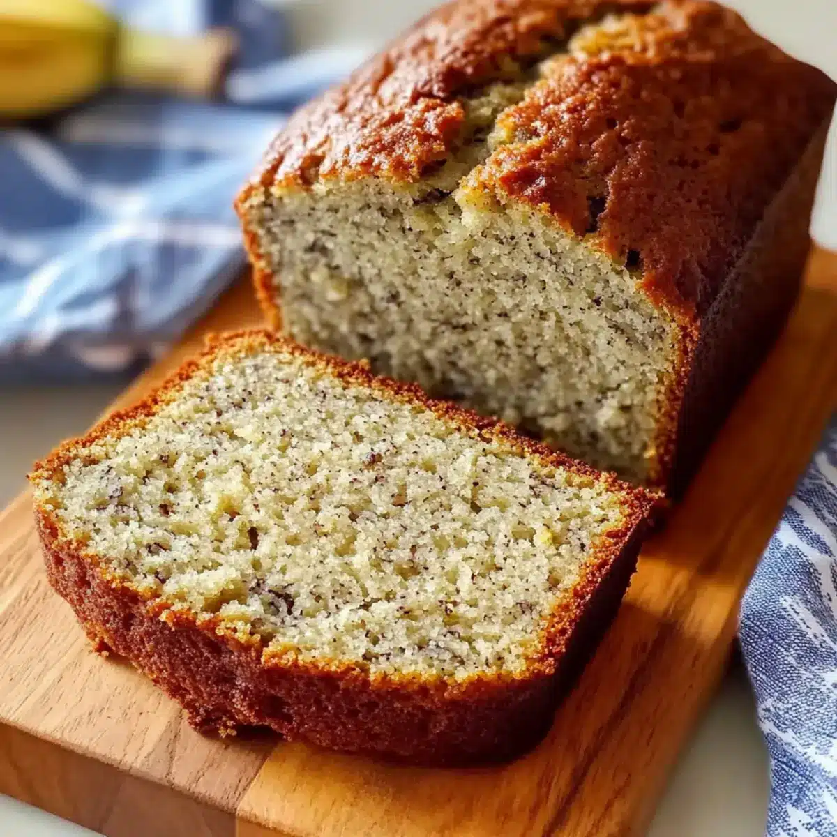 5 Ingredients Banana Bread Recipe 2 bananas