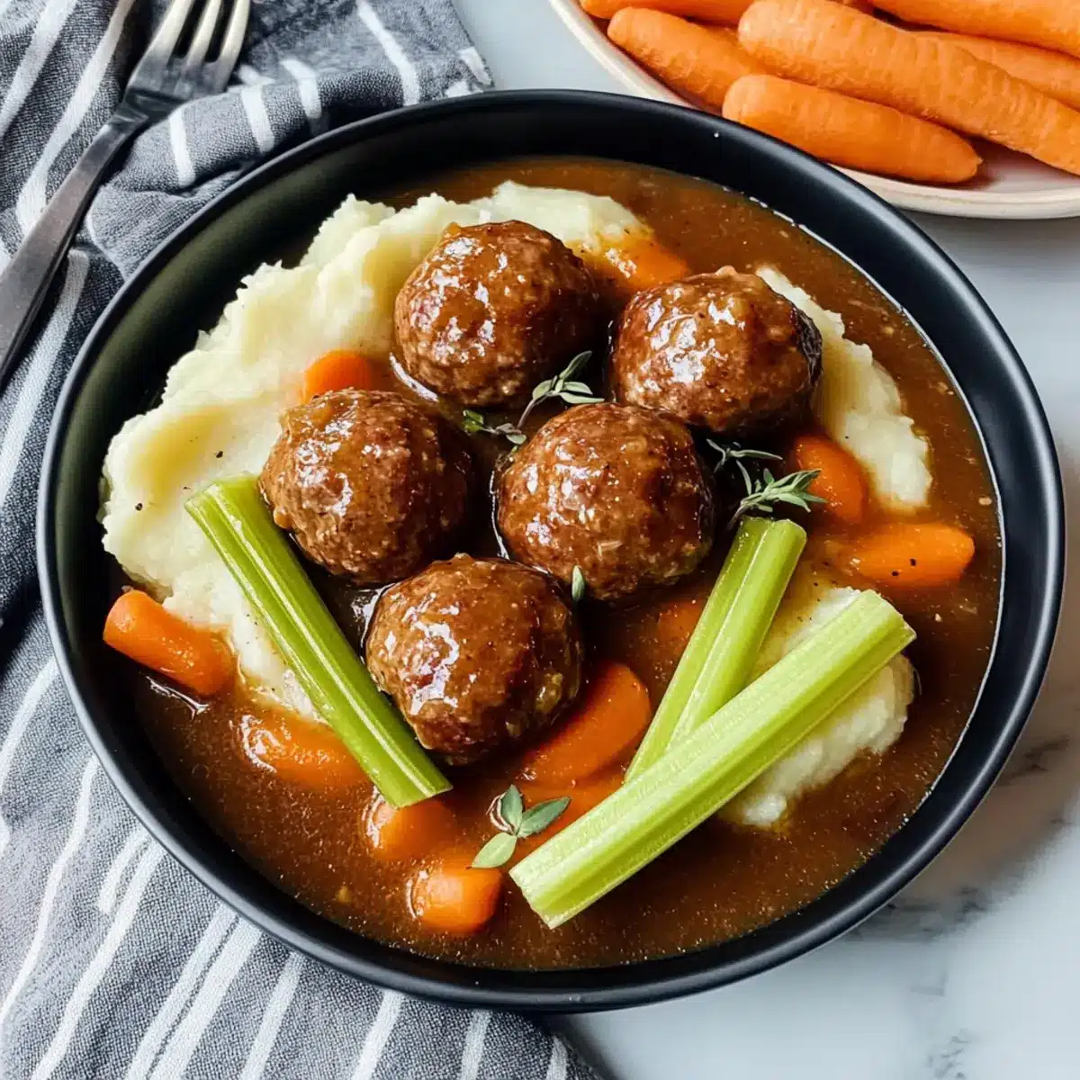 Easy Frozen Meatball Pot Roast