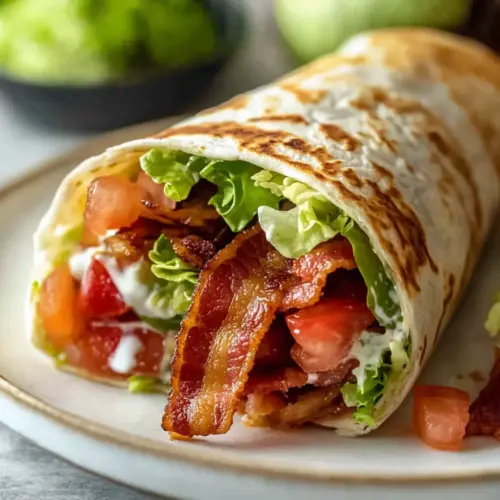 Gourmet BLT Wraps with Secret Sauce