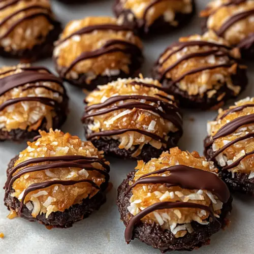 No-Bake Samoa Cookies