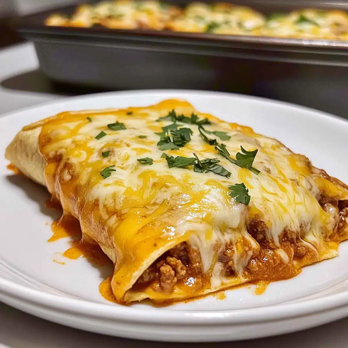 Loaded Smothered Beef Burritos