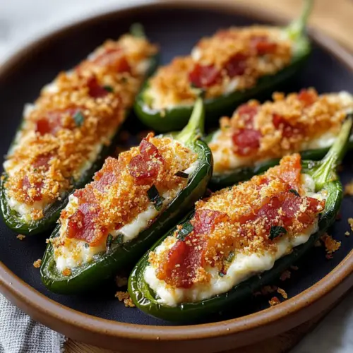 Bacon-Stuffed Jalapeño Poppers