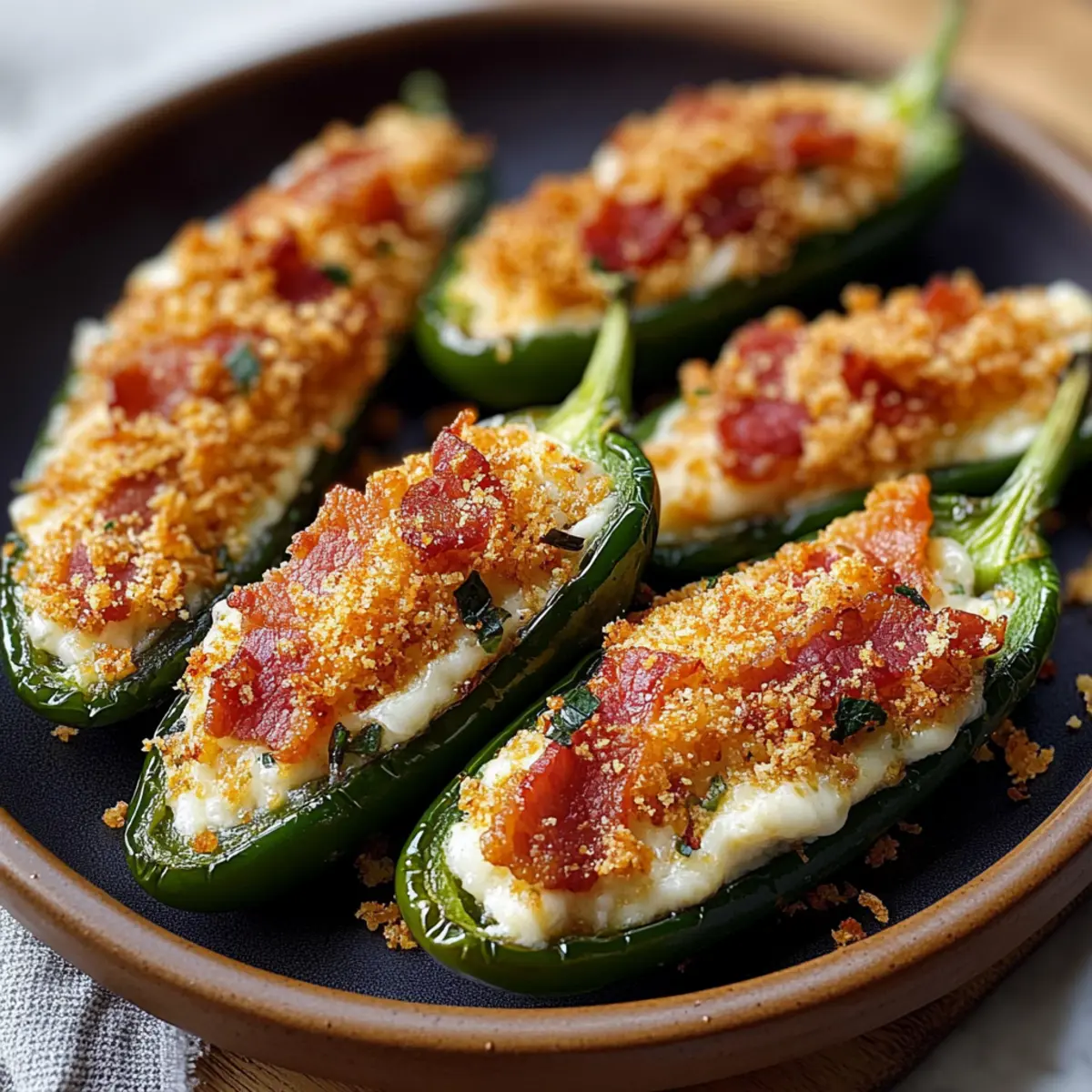 Bacon-Stuffed Jalapeño Poppers