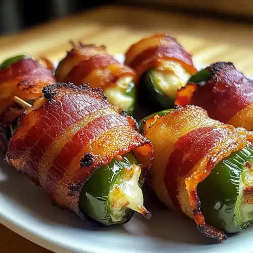 Bacon Wrapped Jalapeno Poppers