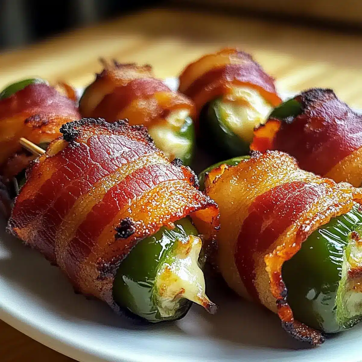 Bacon Wrapped Jalapeno Poppers