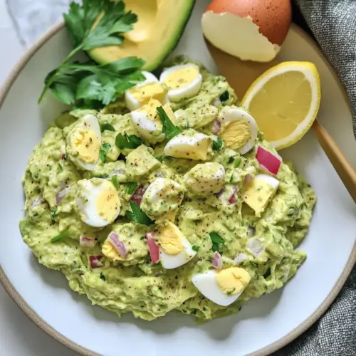 Herby Avocado Egg Salad (10-minute!)