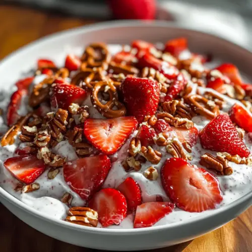 Delicious Strawberry Crackle Salad Recipe for Refreshing Taste