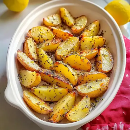 Classic Greek Lemon Potatoes