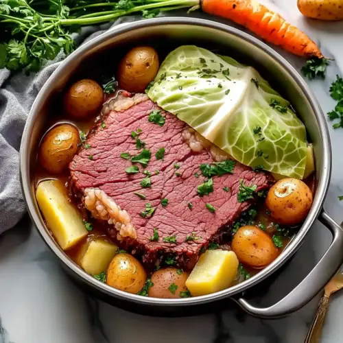 Irish One Pot Corned Beef and Cabbage