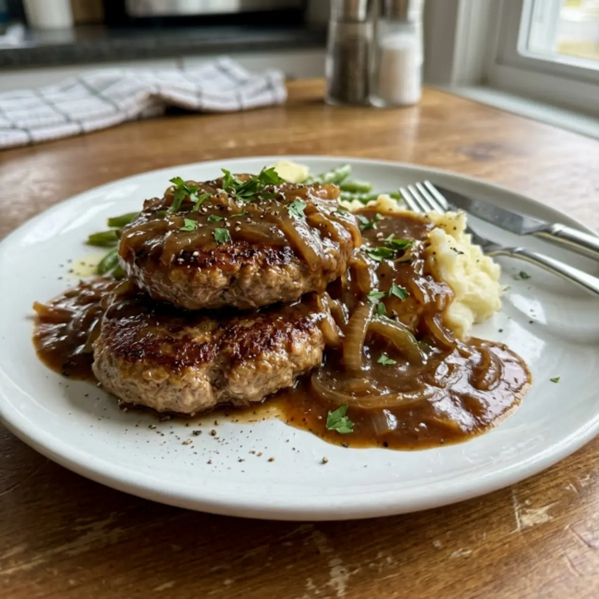Hamburger Steak and Gravy