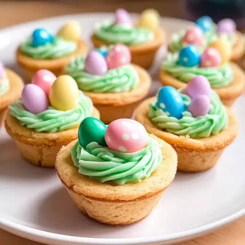 Easter Basket Sugar Cookie Cups